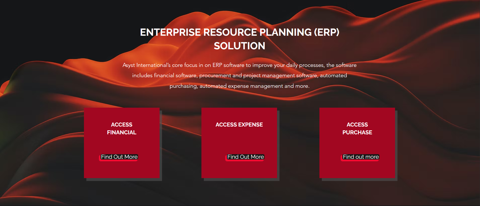 Asyst International ERP